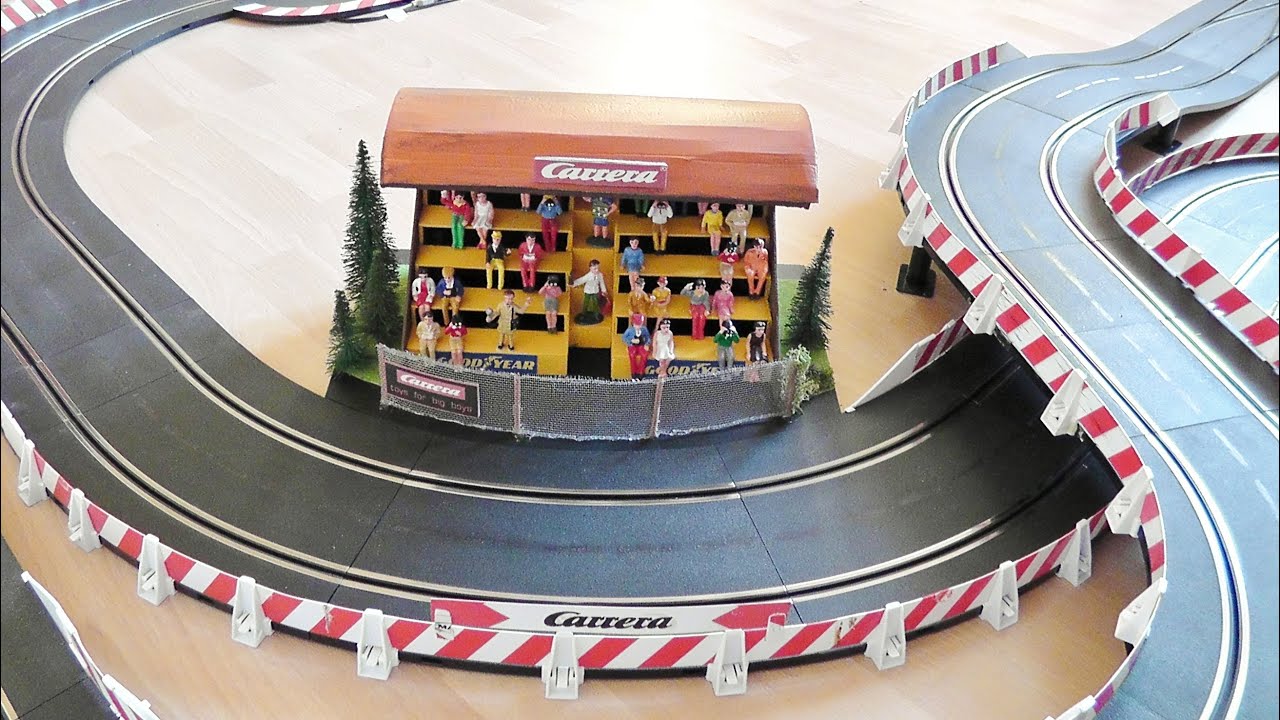 Zuschauer TRIBÜNE selber bauen (Tutorial) - Carrera Digital 132 Bahn Deko - Do it yourself