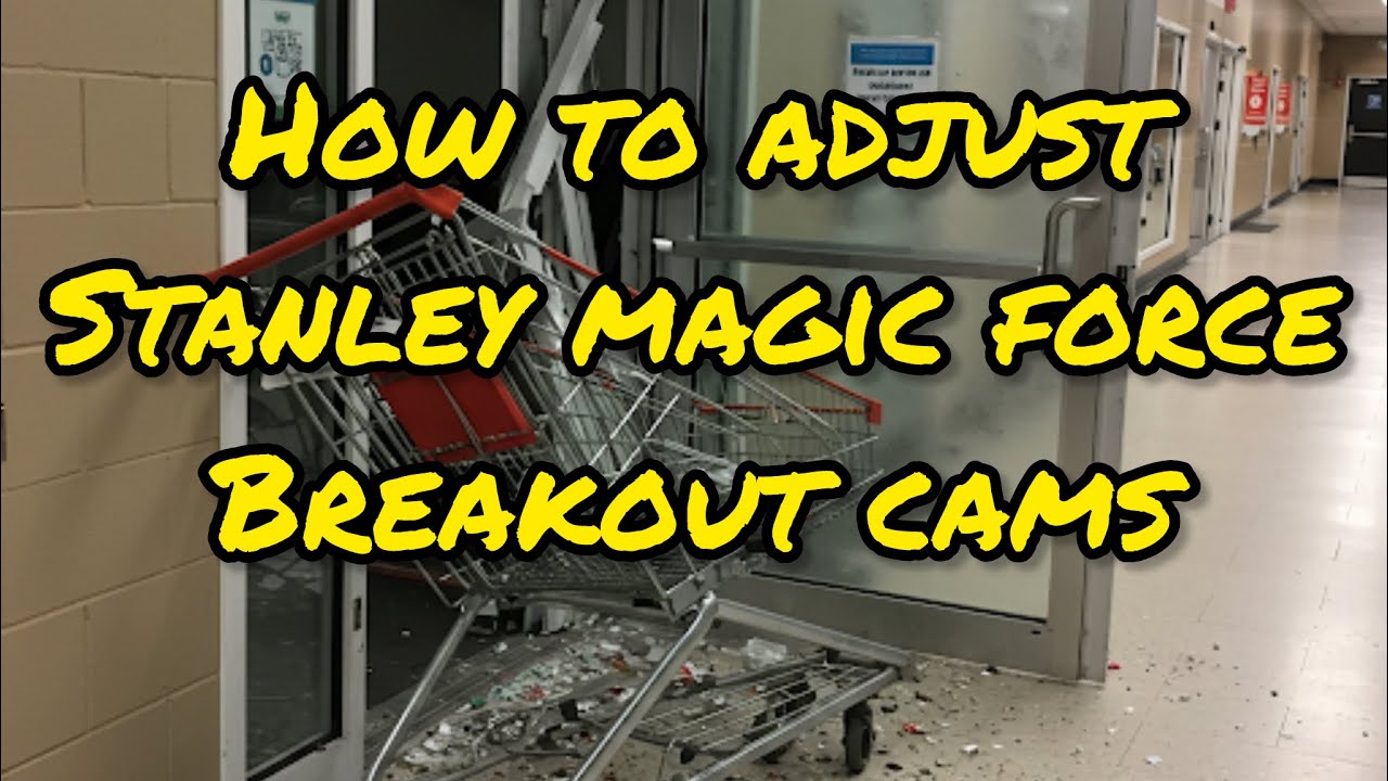 Как настроить кулачки на Stanley Magic Force