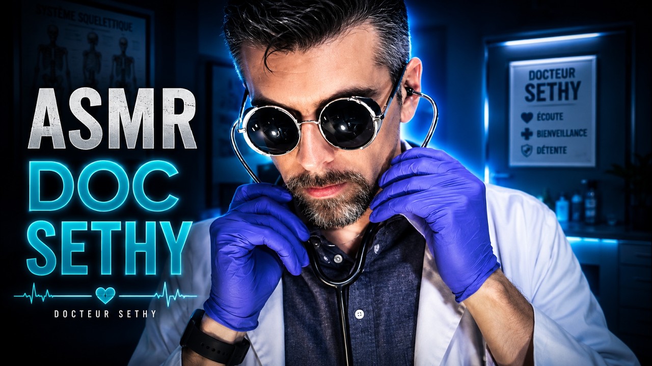 ASMR : DR. SETHY / Examen médical ULTRA relaxant (Frissons Garantis)   (Français, FR)