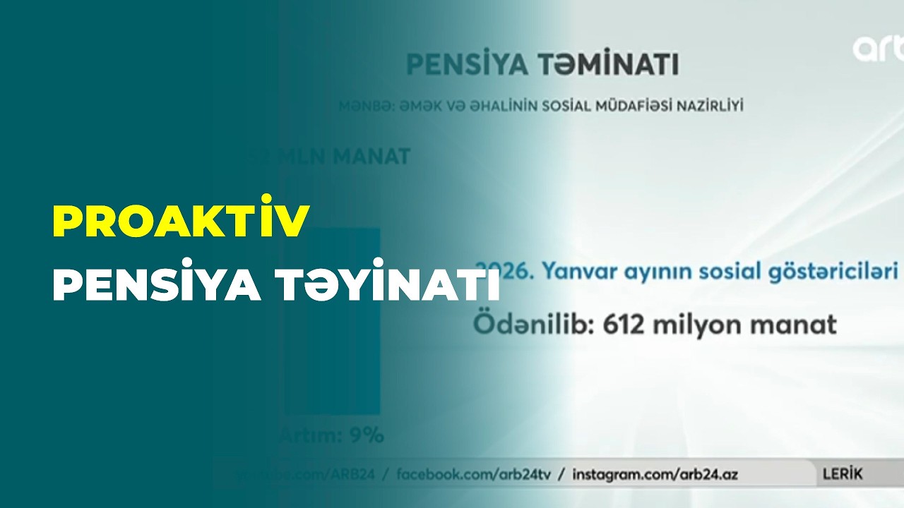 Pensiya &ouml;dənişləri | ARB 24