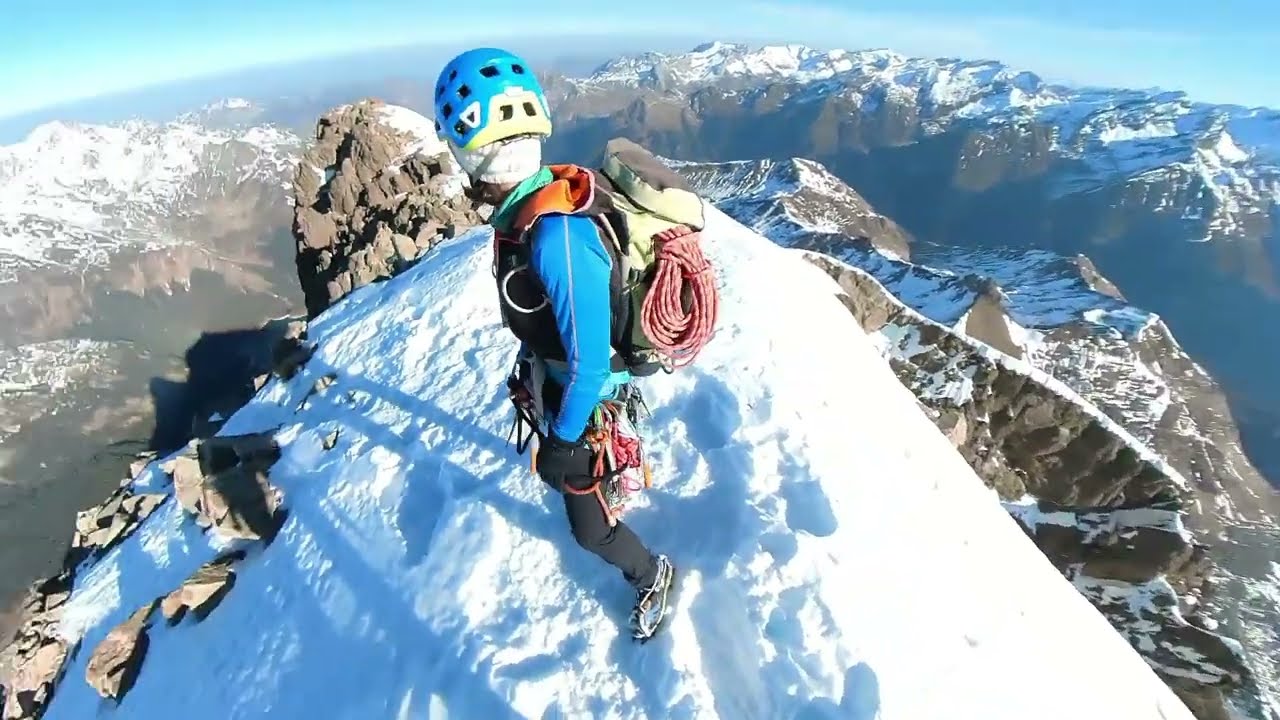 Midi d'Ossau, normal invernal.