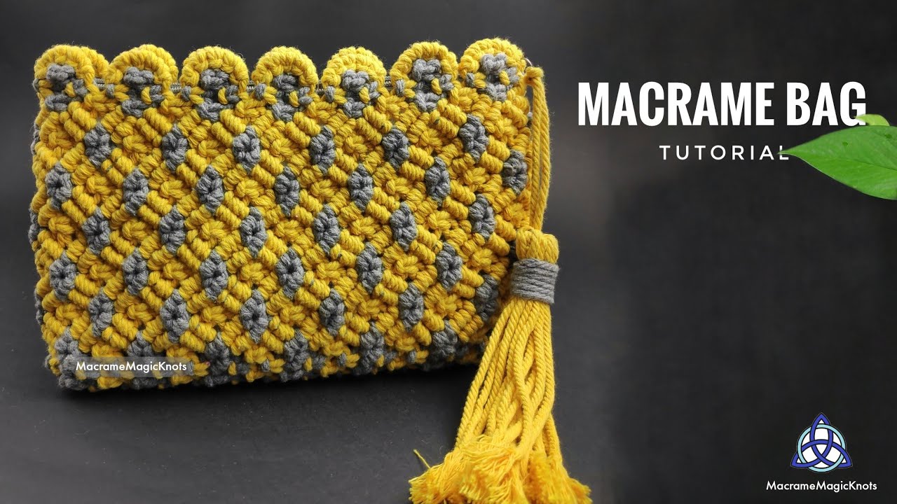 DIY Macrame Wallet For Girls | Macrame Clutch Bag Tutorial