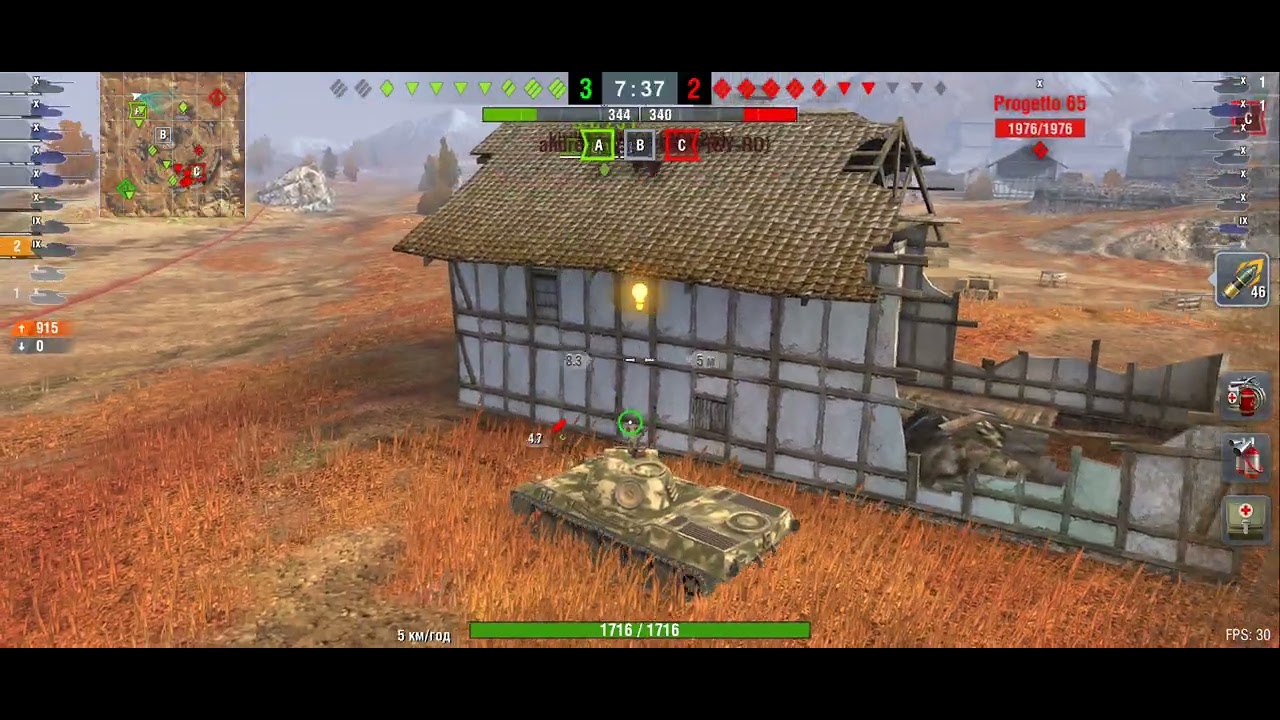 WOT Blitz. 10x10, Standard B, win or loose?
