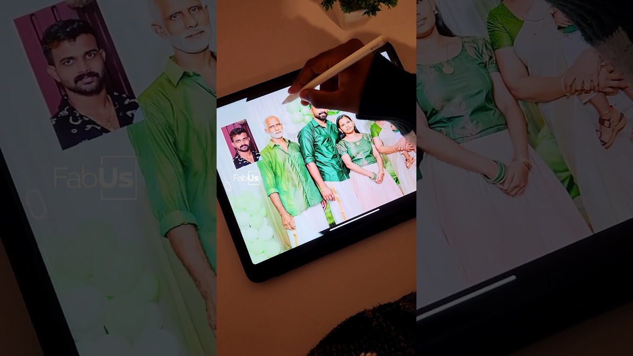 Photo adding in another photo | Digital Merge | Family Photo Merge #shorts #ashortsaday #art #merge