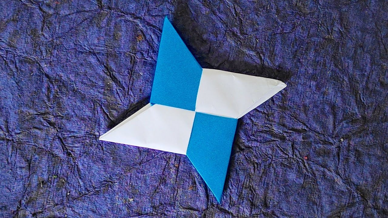 Origami Ninja Star Step by Step | Cool Paper Shuriken DIY