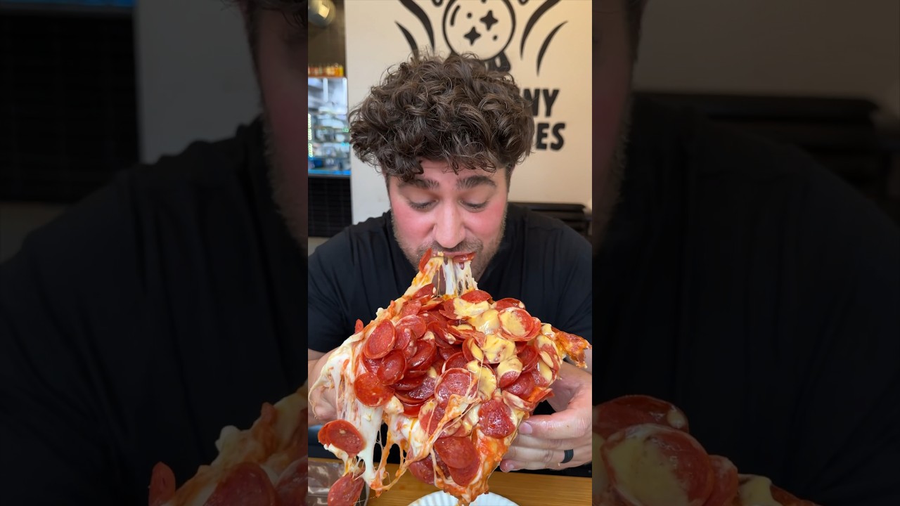 Part 2 of 2: You&rsquo;ll never believe the amount of pepperoni they put on our pizza. #DEVOURPOWER