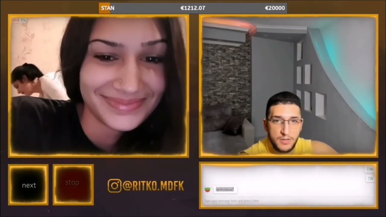 Ritko Mdfk & Bugarska Ciganka - Tiktok Фен Twerk Ome.tv 🔞