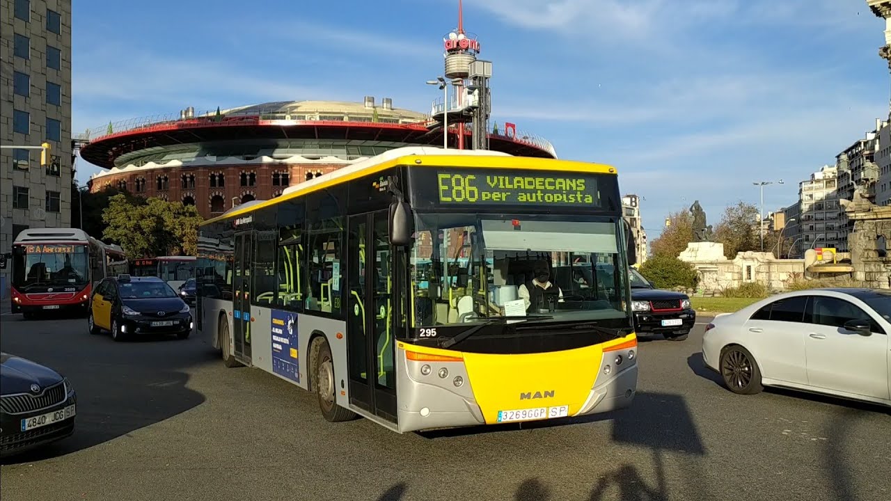 Circulación autobuses área Plaza España -Barcelona (2)