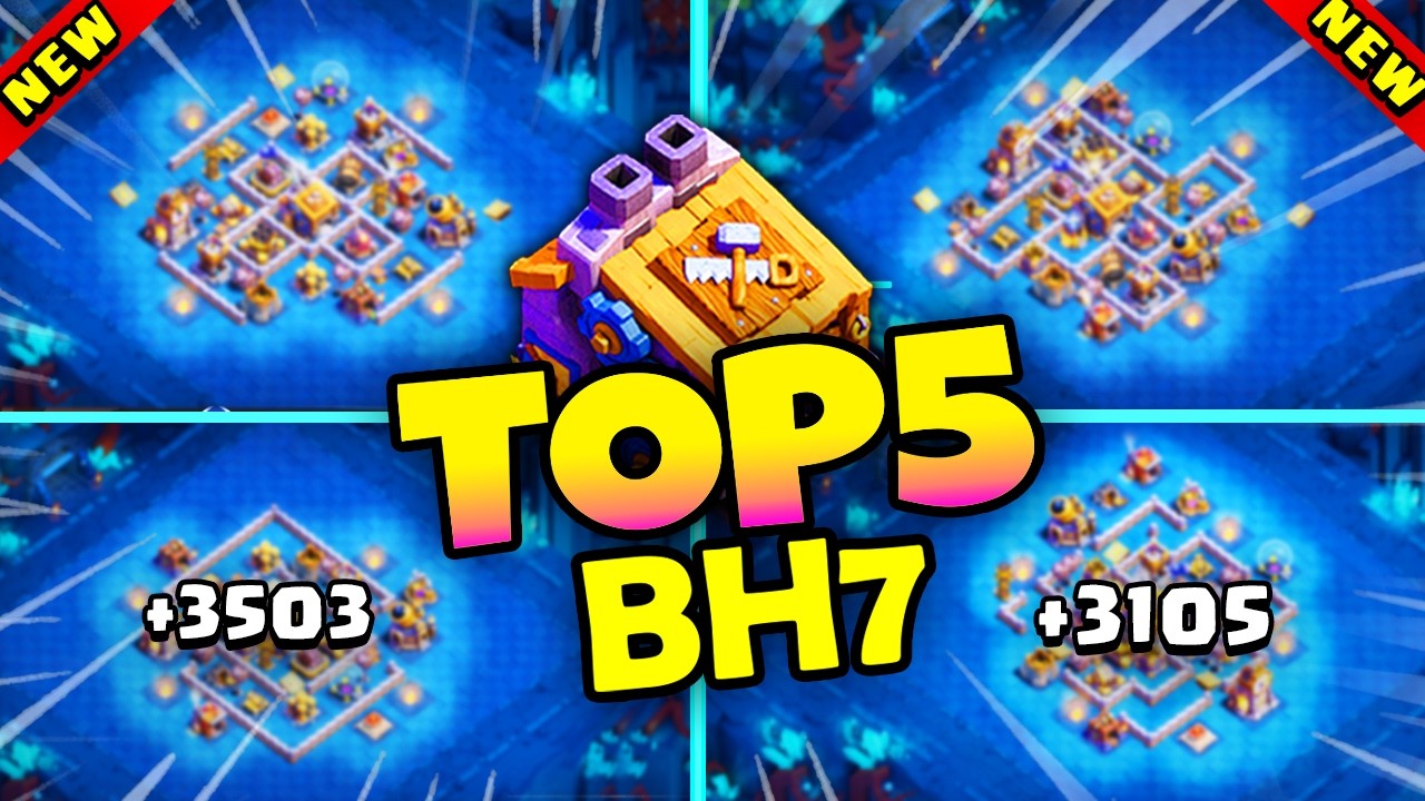 🔥UNBEATEN🔥BUILDER HALL 7 BASE + REPLAYS | BEST BH7 BASE WITH COPY LINK | TOP 5 BH7 BASE LINK 2026