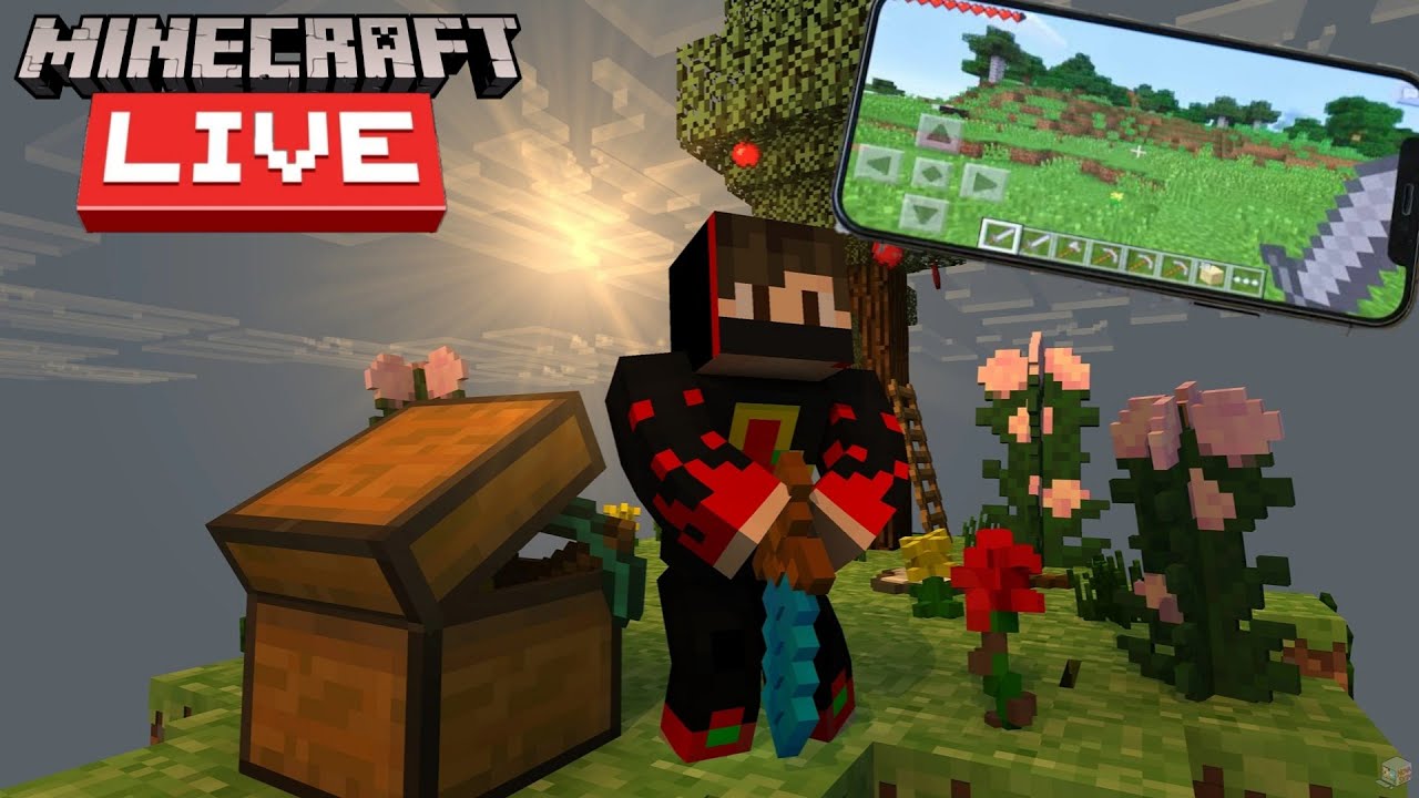 jugando Minecraft por primera vez en Android en directo