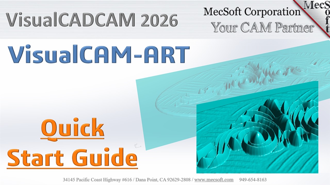 VisualCAD/CAM 2026 ART Module Quick Start