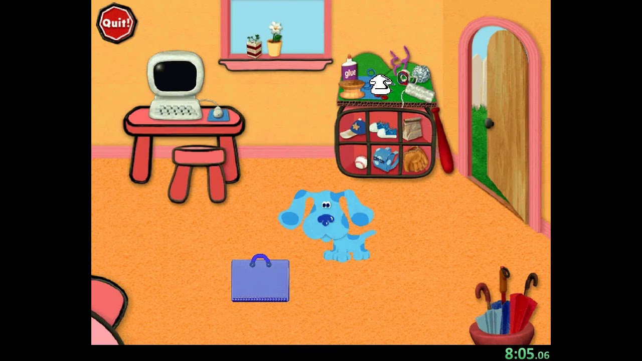 Blue's Clues Blue's Art Time Activities any% (no ESC key) 5 completions 1:32:07 speedrun