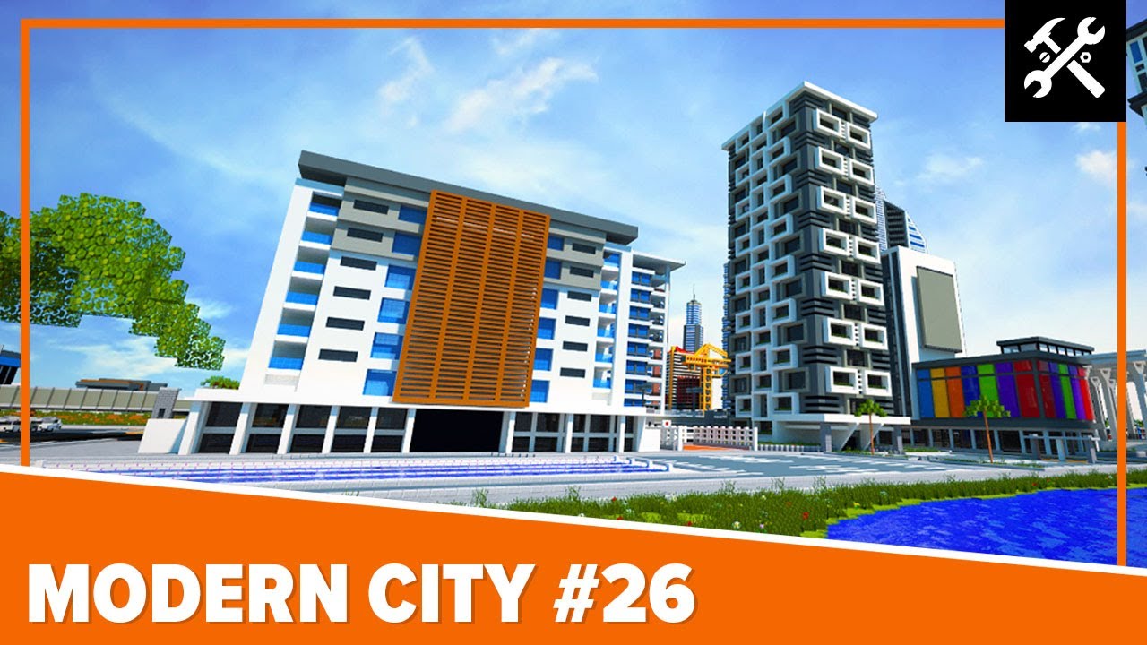 Modern City #26: Apartments - Minecraft Timelapse