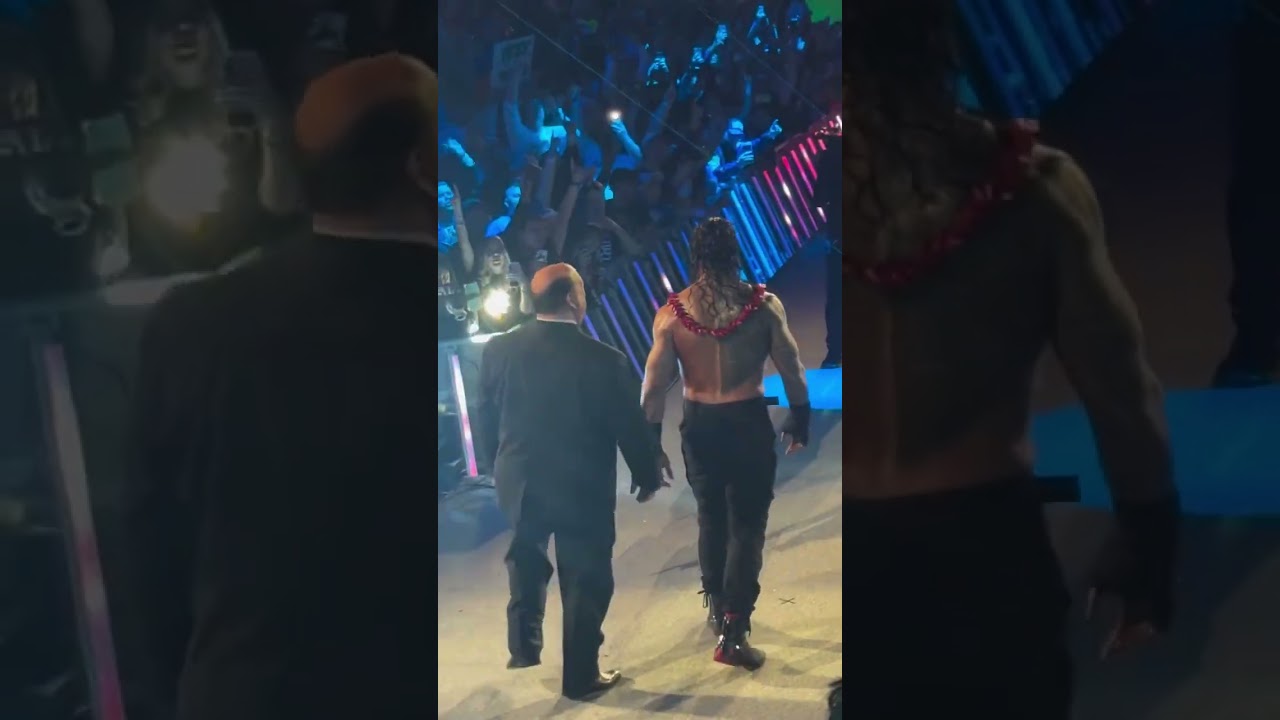 Roman Reigns Entrance Royal Rumble 2025 Live