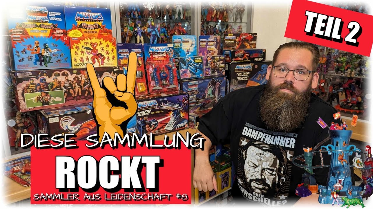 TOYROOM mit 2500+ Figuren 🤪 Diese SAMMLUNG ROCKT Teil 2 👀 SaL8.1 #mastersoftheuniverse #retro