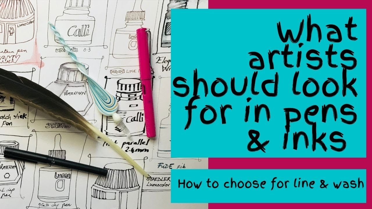 Best pens and inks for artists
