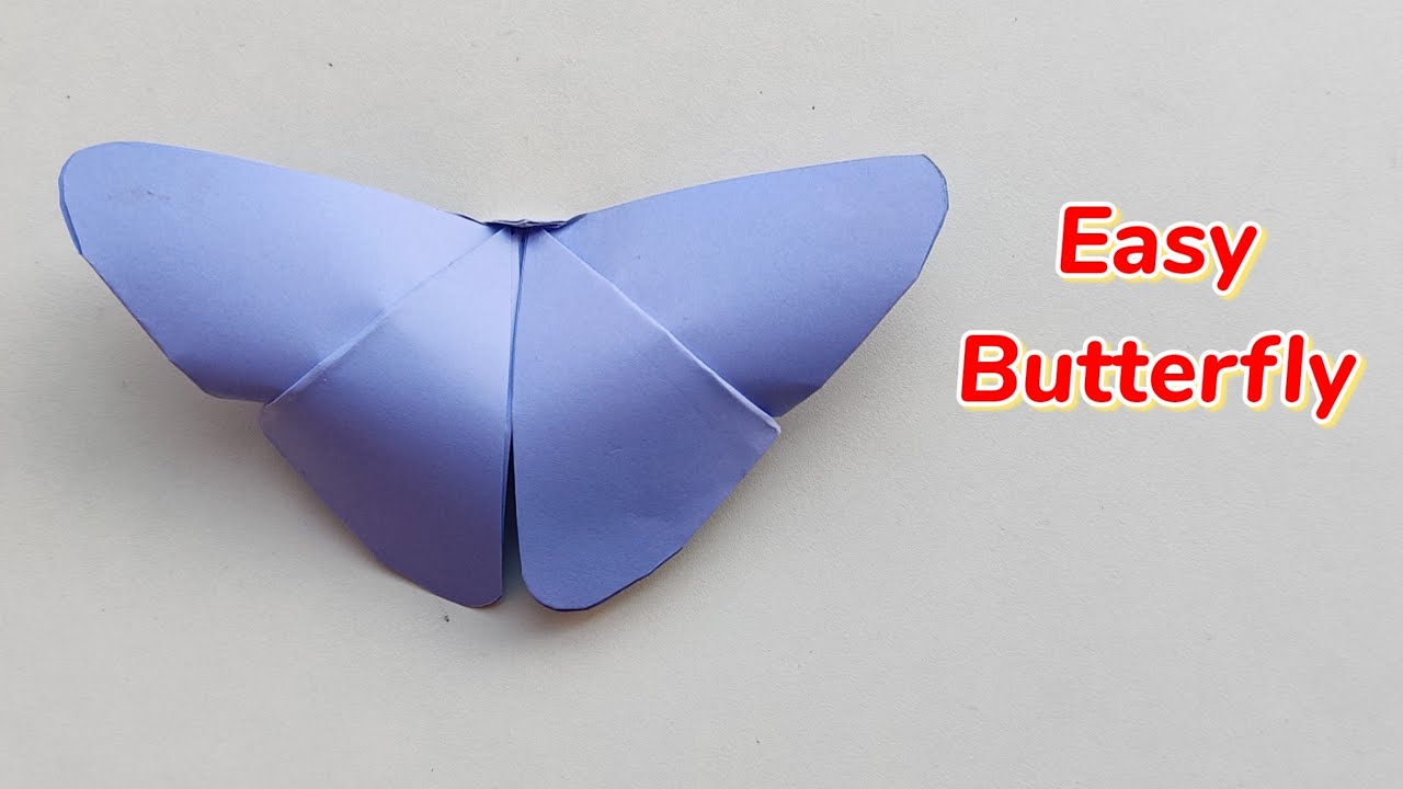 How to Make Origami Paper Butterfly | Easy Craft | DIY Crafts |Easy Origami Paper Butterflies Making