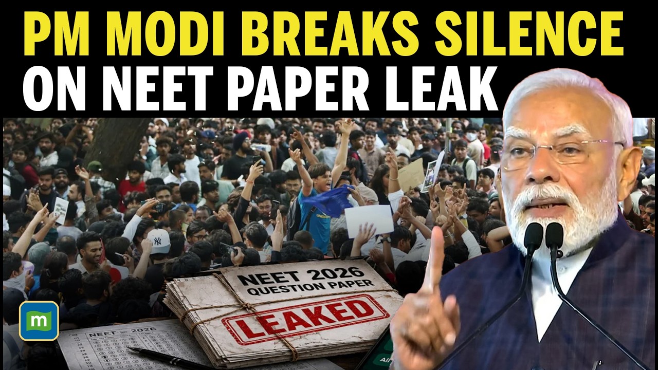 PM Modi's First Video Message To Protesting Students | CJP Protest | NEET Paper Leak