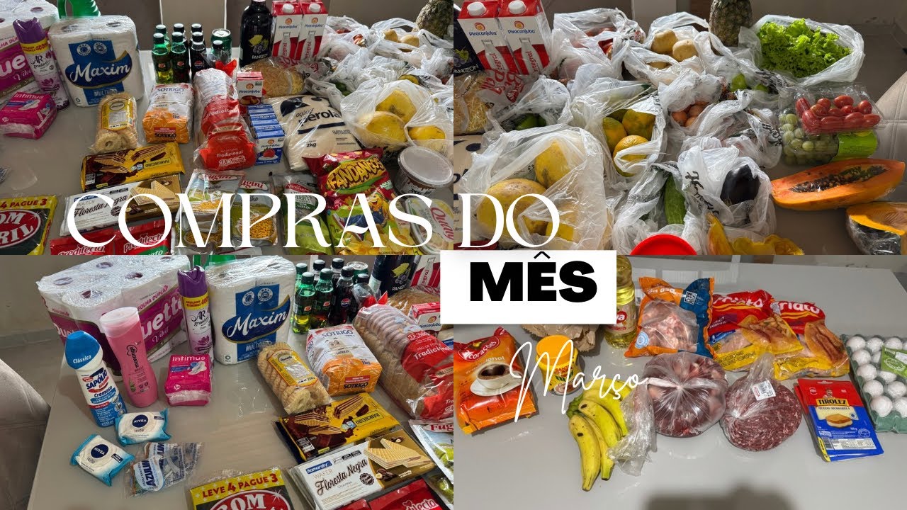 COMPRAS DO MÊS - MARÇO 2026 | Larissa Nascimento