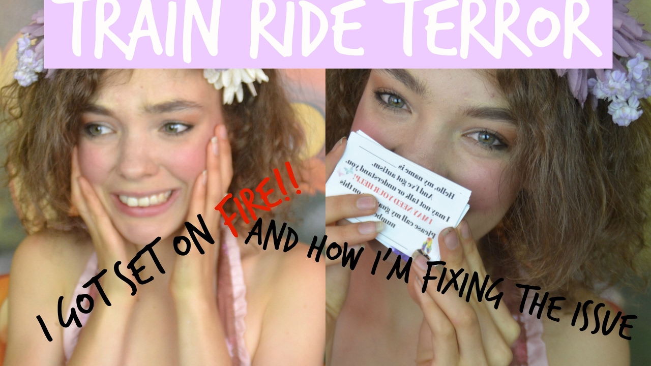 TRAIN RIDE TERROR (I got set on fire!) /COMMUNICATION CARDS // PRINCESS ASPIEN