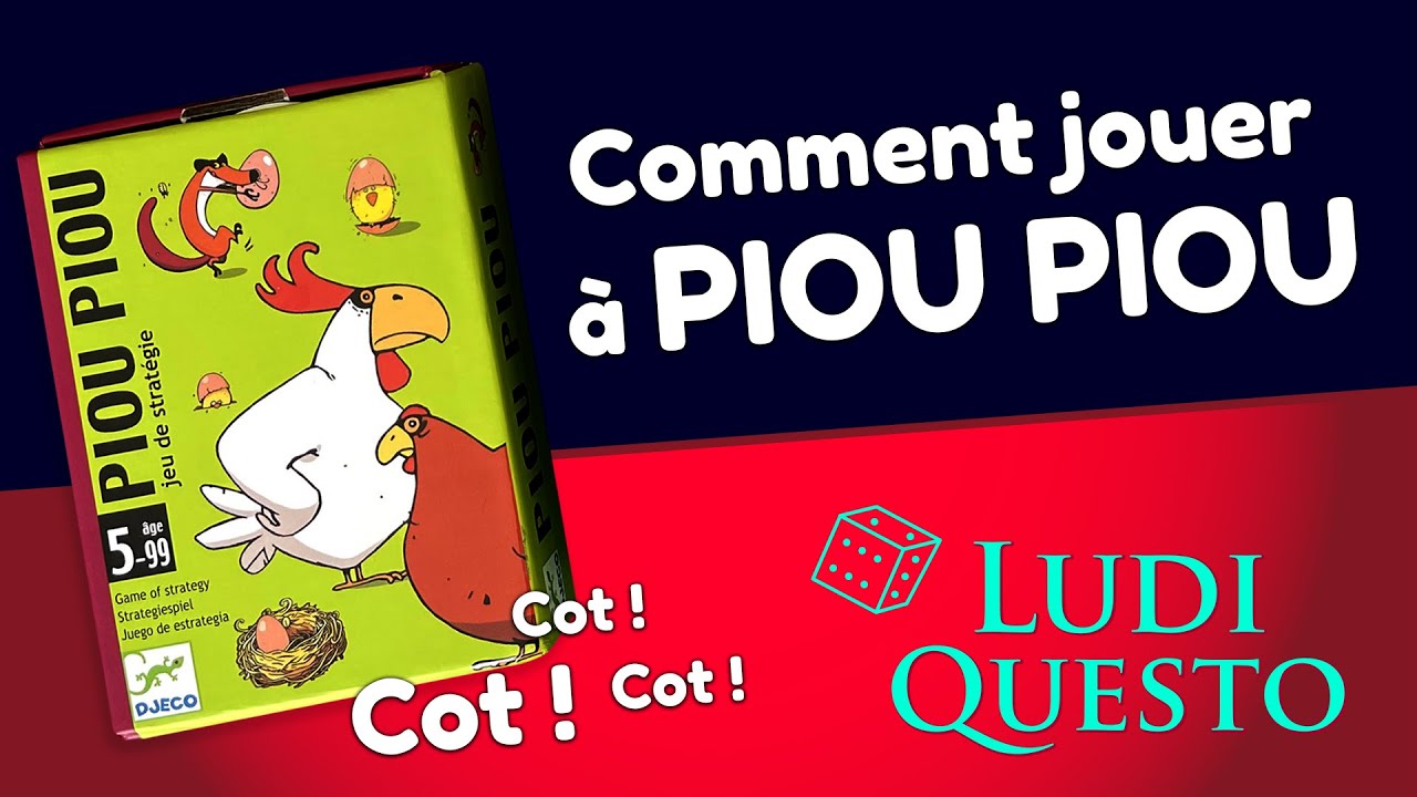 Comment jouer à PIOU PIOU, un jeu de cartes de chez DJECO