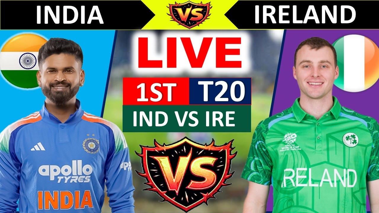 🔴India vs Ireland, 1st T20 Match | IND vs IRE | Live Cricket Match Today | #live #indvsireland