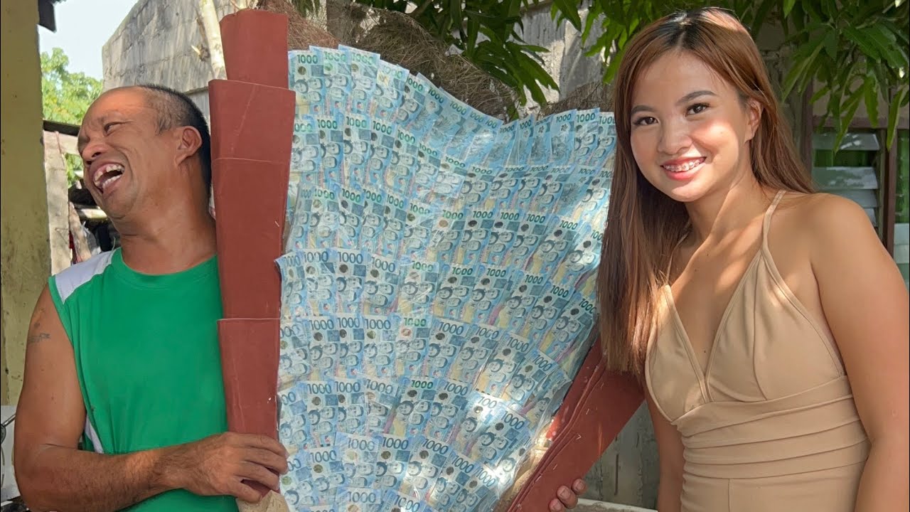 Binigyan ko si papa ng 100k😱