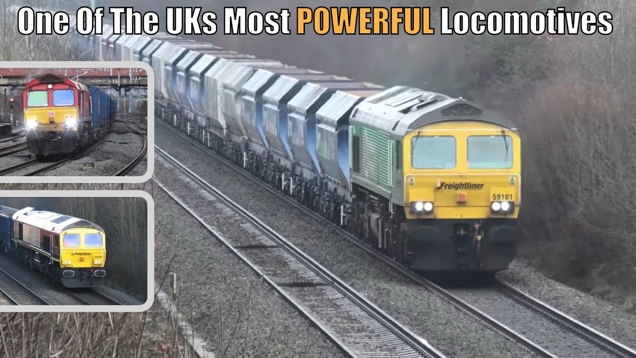SATURDAY ACTION of one of the UK’s Most POWERFUL LOCOMOTIVE around NEWBURY! 