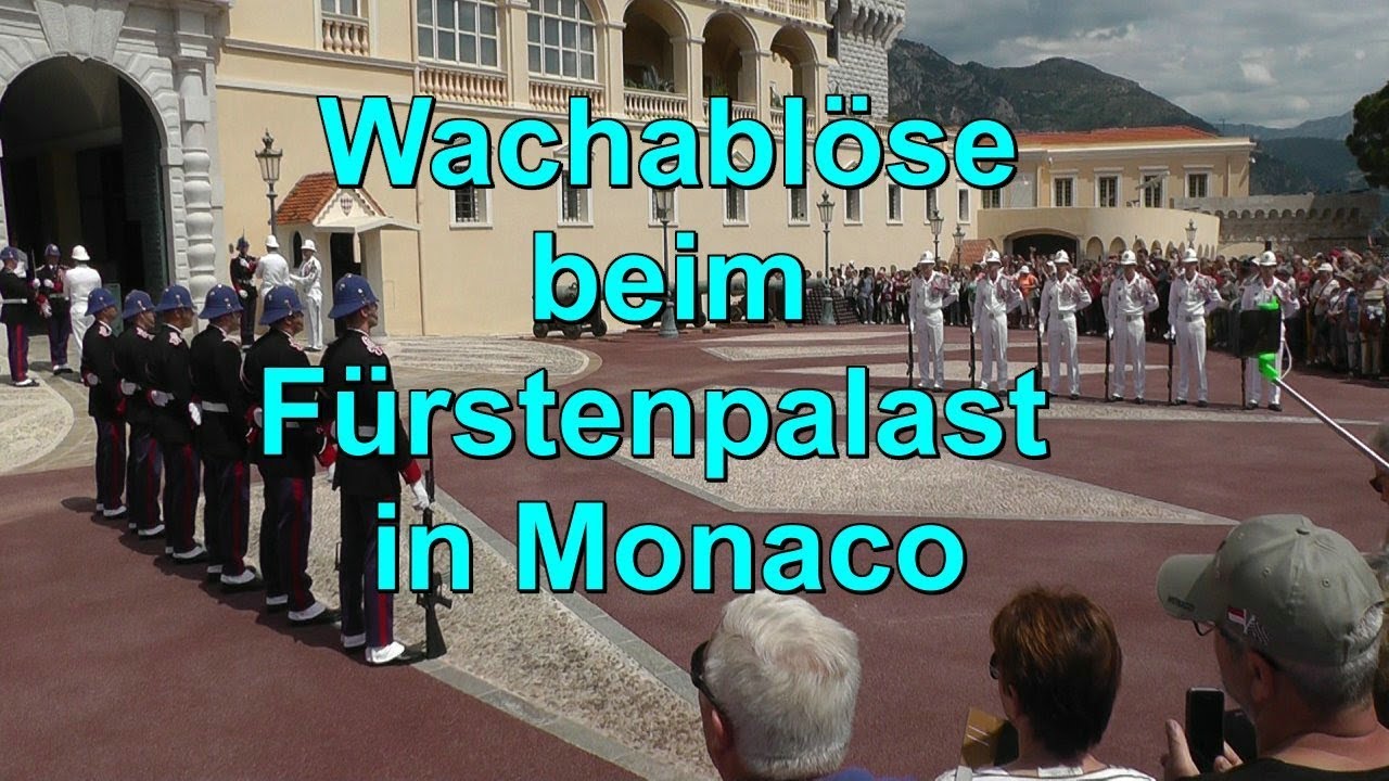 Wachablösung am Fürstenpalast in Monaco