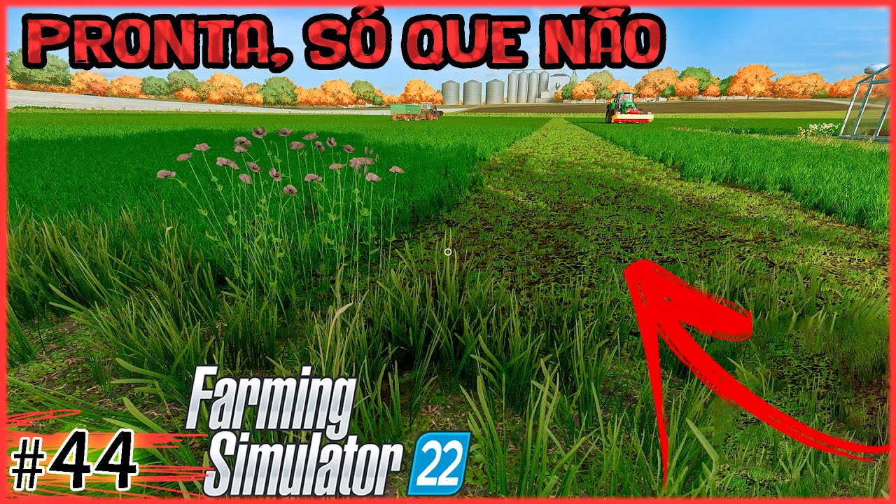 44 - Grama pronta não está pronta - Farming Simulator 22