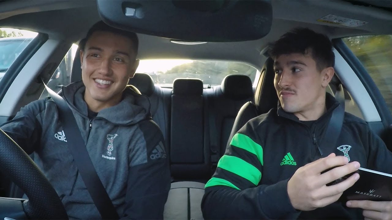 Marcus Smith and Cadan Murley - On the road with Harlequins, driven by Maserati