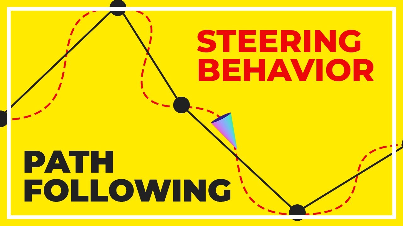 Path Following Steering Behavior With Yuka - Three.js & AI Tutorial
