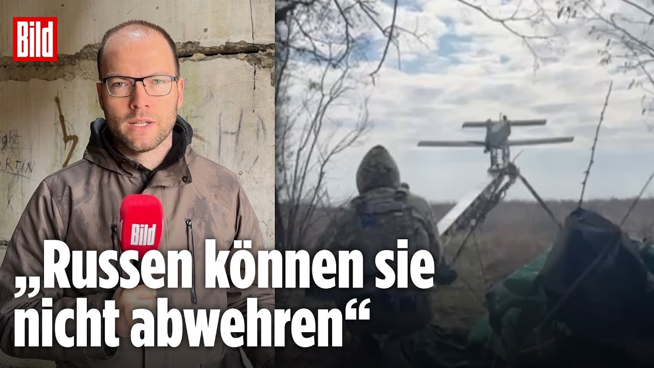 Deutsche KI-Drohnen jagen Putins Militär | BILD-Lagezentrum VOR ORT