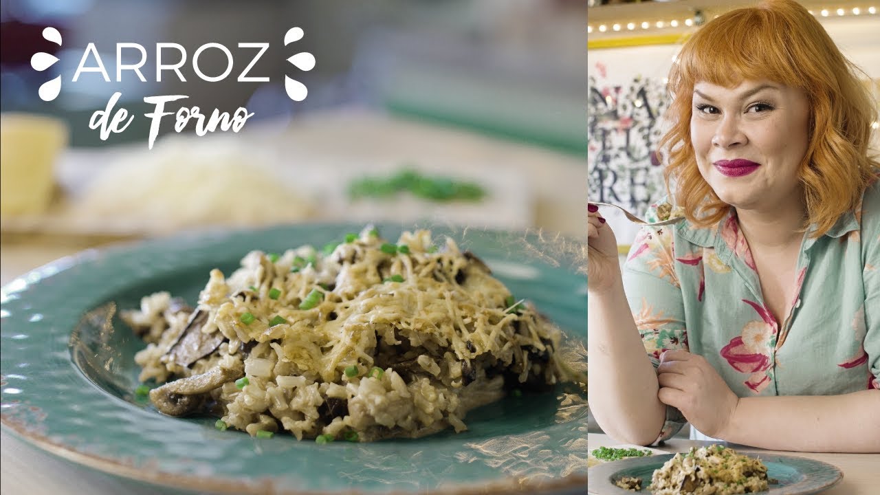 Arroz de forno com cogumelos | ARROZ SEM SEGREDO