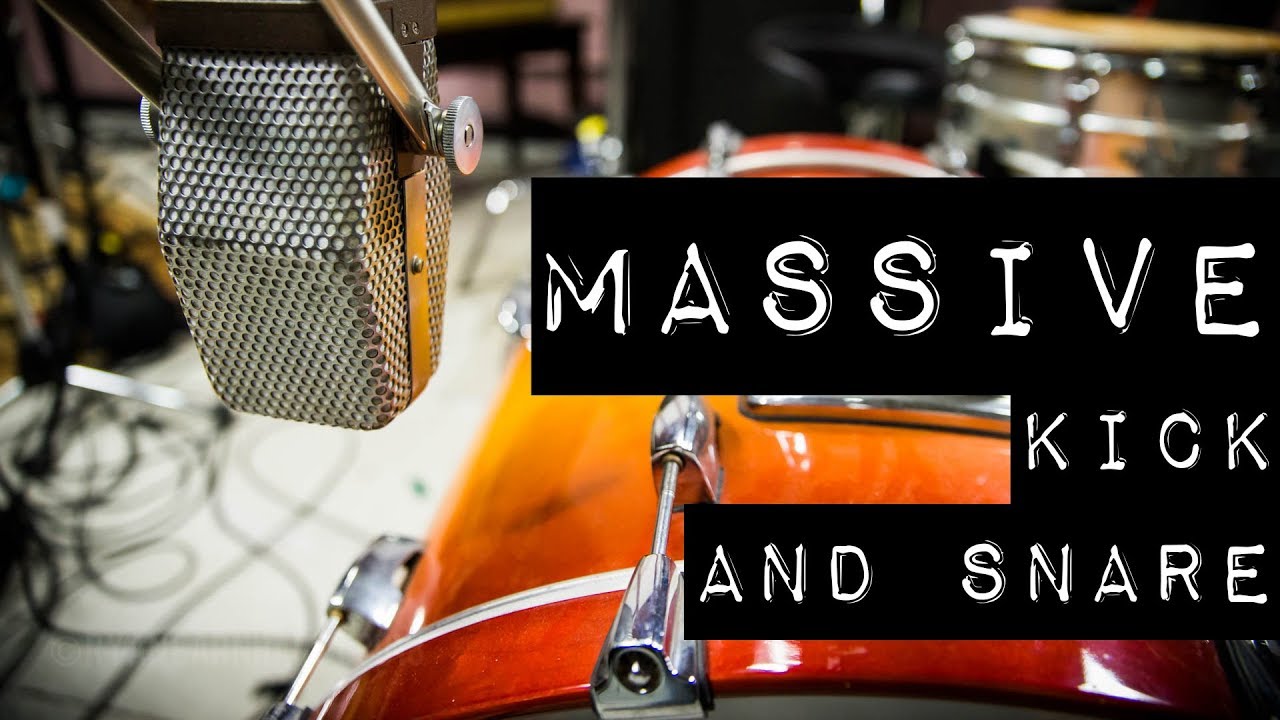 Chasing After a Massive Kick and Snare Sound with One Mic - RCA 44BX and RCA OP-6