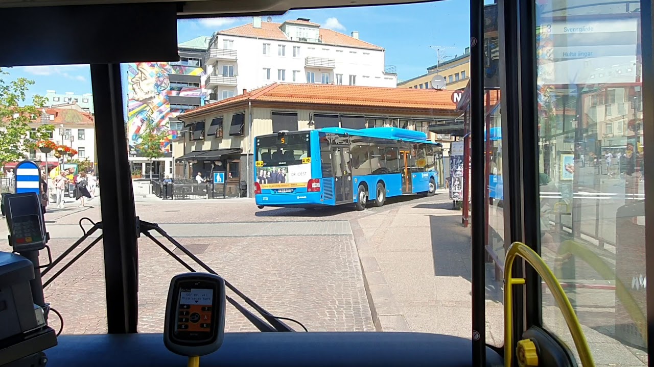Buss 3 i Borås från Knalleland till Svensgärde