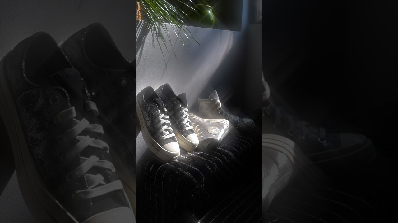 Stepping out like a walking disco ball! #vegnonveg #converse