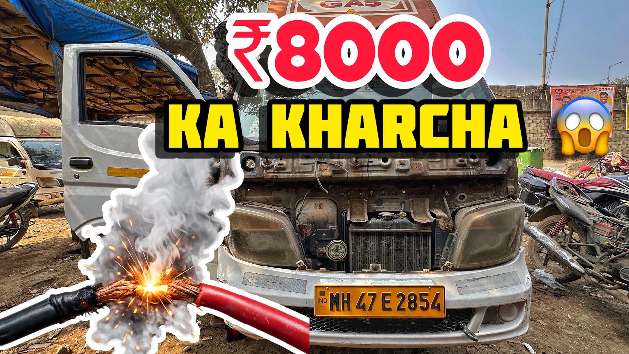 ₹8000 KA KHARCHA WIRING SE #automobile #vlog 