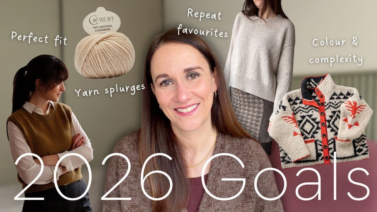 2026 Knitting Goals + pattern inspiration // Goodknits Knitting Podcast