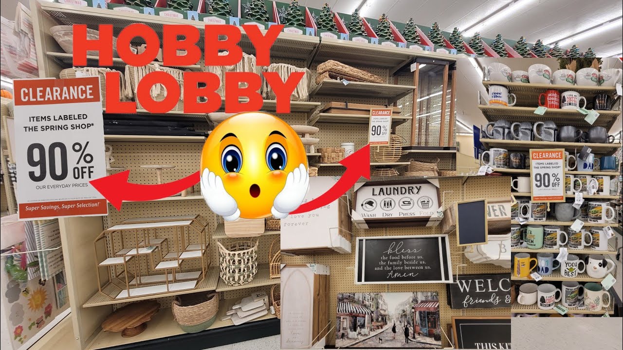 ⚠️Hobby Lobby 90%off‼️||The spring shop tag Clearance||Hobby Lobby Clearance deals🔥