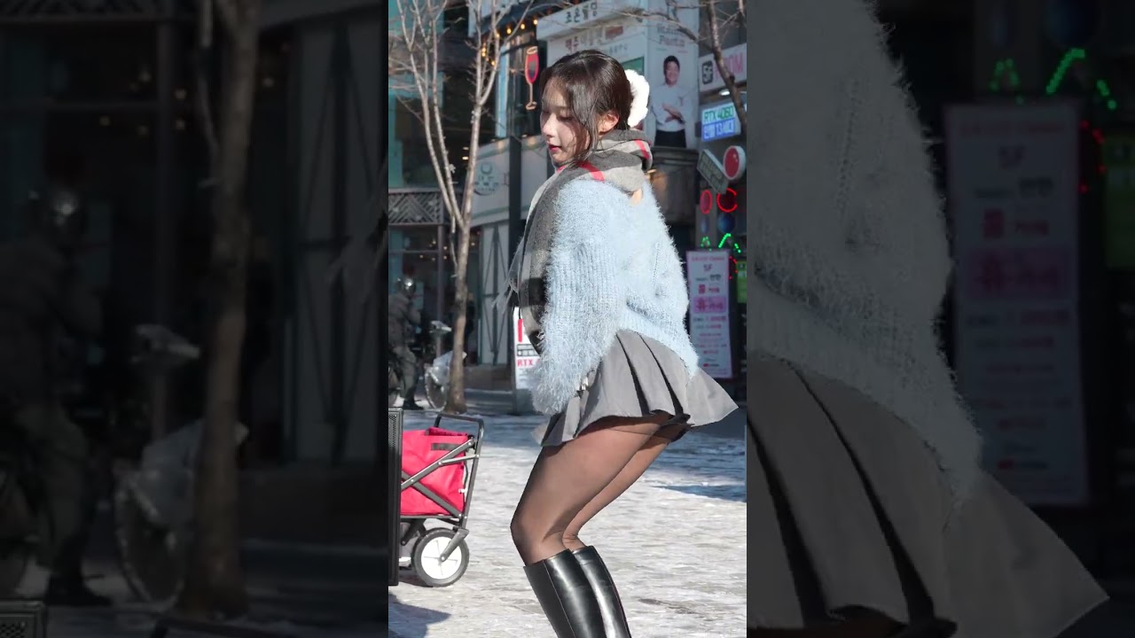 250208 댄서 홍정인(클락(Clock) 7- 짧은치마(Miniskirt), We Go [4k] @신촌명물 직캠 shinlim