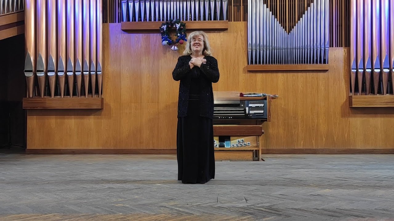 Анна Стрезева  ( орган) 19 12 2019. Концерт в Кишинёвском Органном Зале.