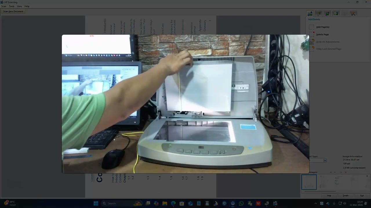Scanner Folio HP Scanjet 5590 Ada ADF Untuk Scan Folio F4 Melalui ADF ybtdkirnf -tokopedia