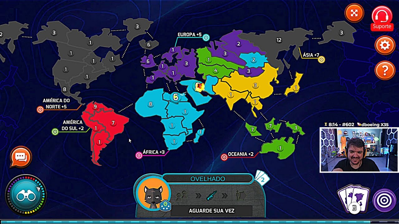 GAULES E A TRIBO JOGANDO WAR BY GROW GAMES (18/12/23) #49