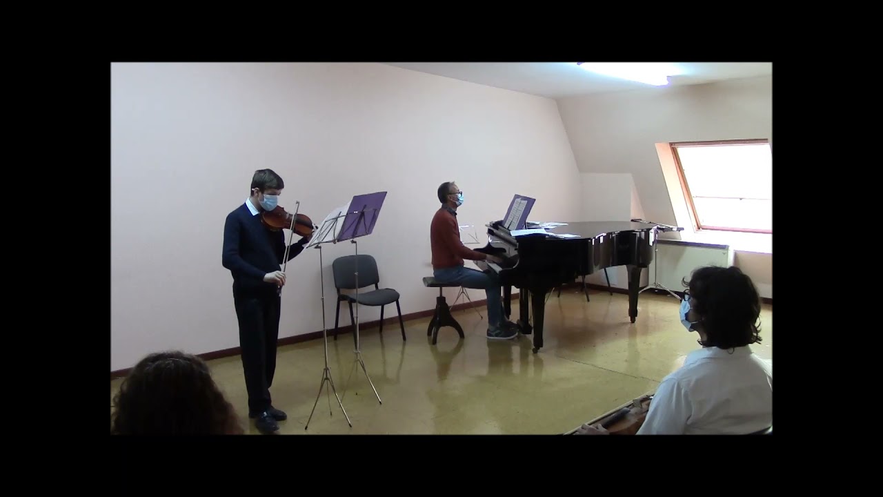 Resumen del recital de alumnos de violín de abril de 2021 - COPPELIA Música y Danza Vigo