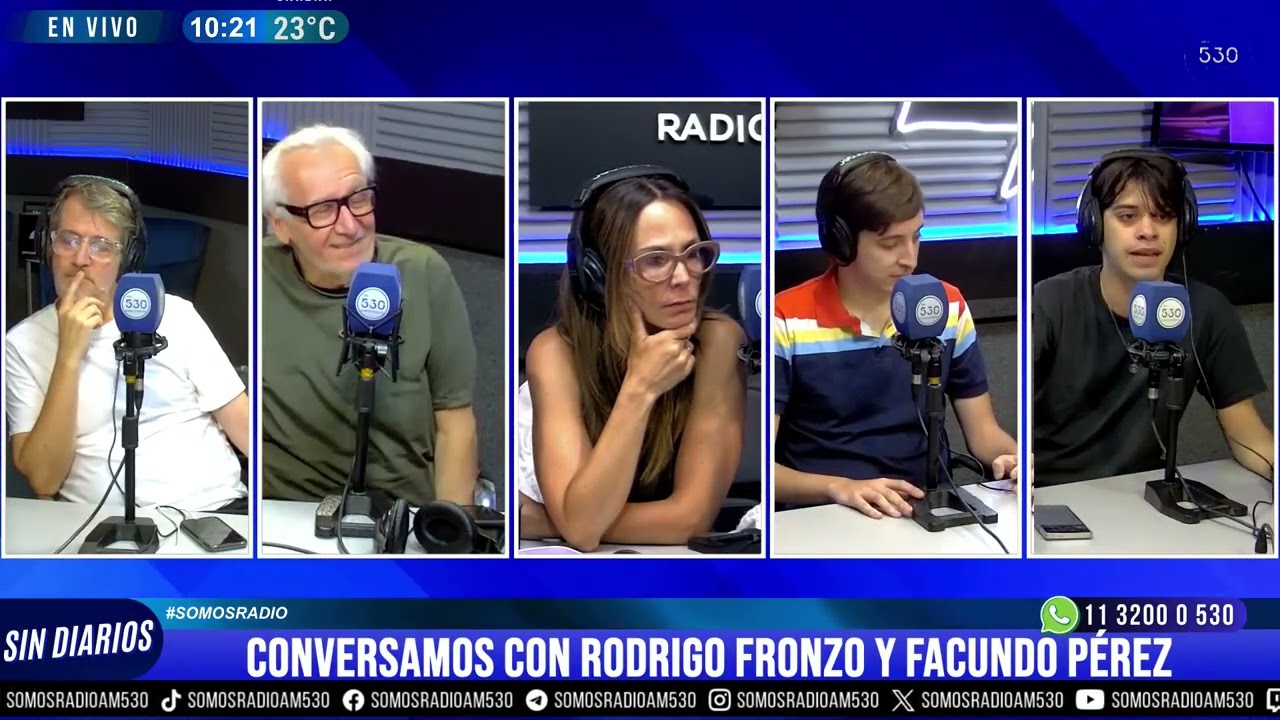 RODRIGO FRONZO Y FACUNDO P&Eacute;REZ EN SIN DIARIOS - AM 530