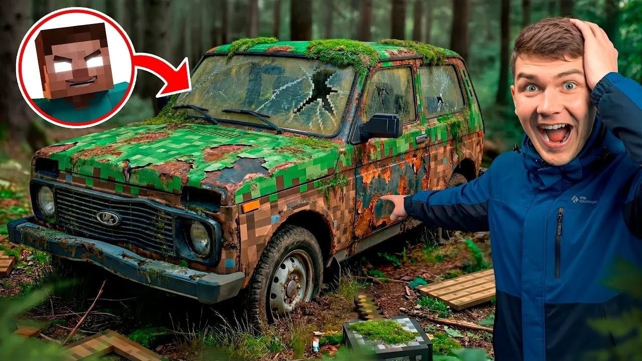 ¡Encontramos un camión abandonado de Minecraft! ¿Todavía funciona?