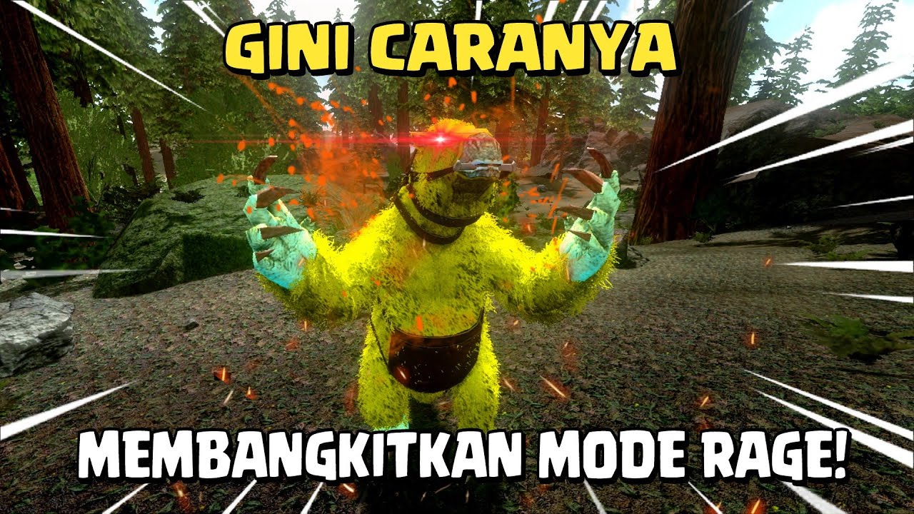 8 Dino yang memiliki MODE RAGE Rahasia | Ark Survival Evolved Mobile