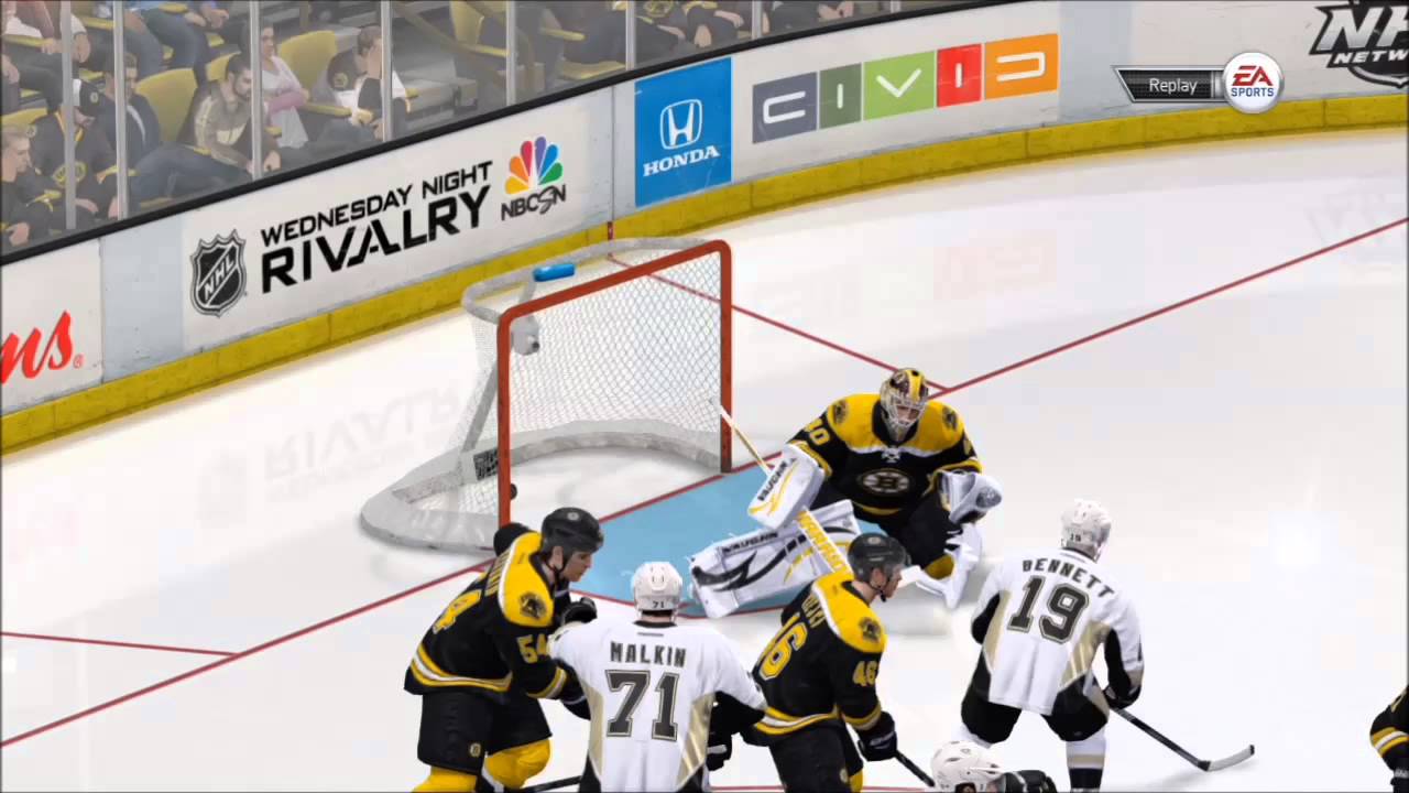 NHL 14 - Pittsburgh Penguins vs. Boston Bruins Gameplay [HD]