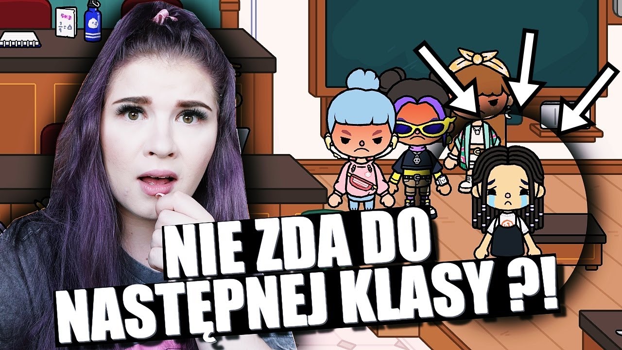 POPULARNA DZIEWCZYNA NIE ZDA DO NASTĘPNEJ KLASY?! 💜 W TOCA LIFE WORLD